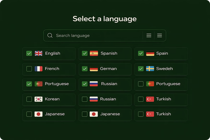 Designed for Global Markets